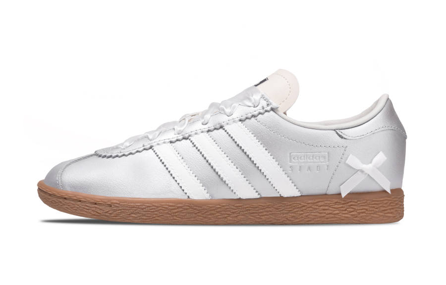 Adidas Originals Stadt Abrasion Resistant Low top German Army Trainers Unisex Silver