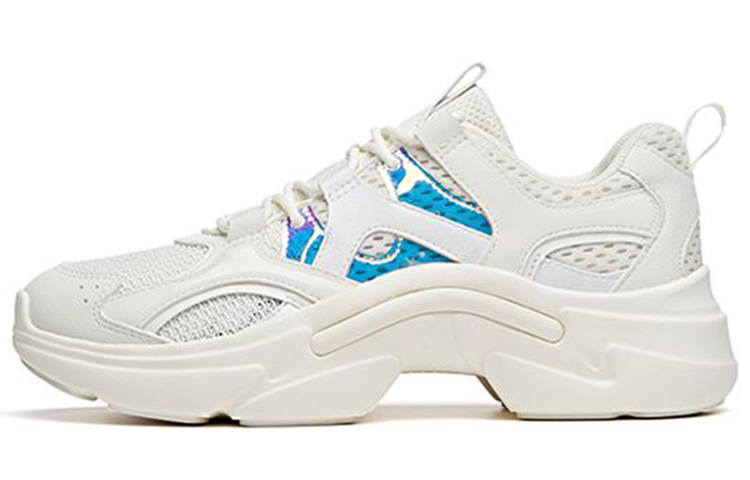 Anta Slip Resistant Abrasion Resistant Low top Running Shoes Women's White