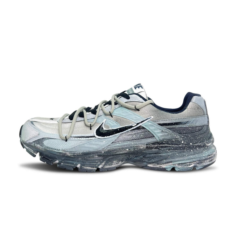 Nike Nike Initiator Cow Split Leather Abrasion Resistant Low top Casual Running Shoes Unisex Gray Blue