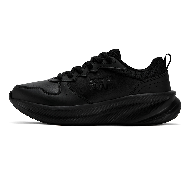 361° Breathable Lightweight Thermal Low top Casual Running Shoes Women's Black