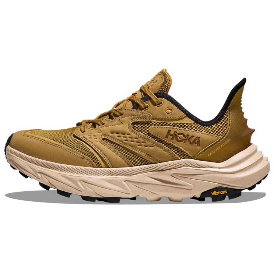 HOKA ONE ONE Slip Resistant Abrasion Resistant Low top Running Shoes Men's Brown