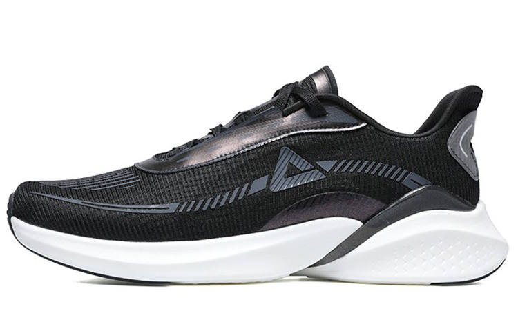 PEAK Flick 002 Cushioning Anti Slip And Wear Resistant Breathable Rebound Low Top Casual Running Shoes Men's Black
