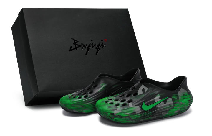 Nike Nike ReactX Rejuven8 811 Manufacturing, Abyssal Turbulent Green, Special Shoe Box Clogs Unisex Black Green