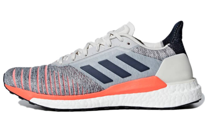 Adidas Adidas Solar Glide Comfortable Slip Resistant And Breathable Low top Running Shoes Men's Smoke Gray