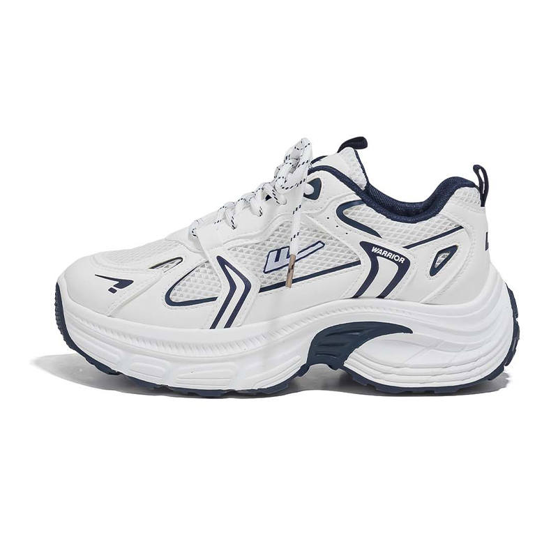WARRIOR WARRIOR Textile, Synthetic Leather Low top Chunky Sneakers Women's