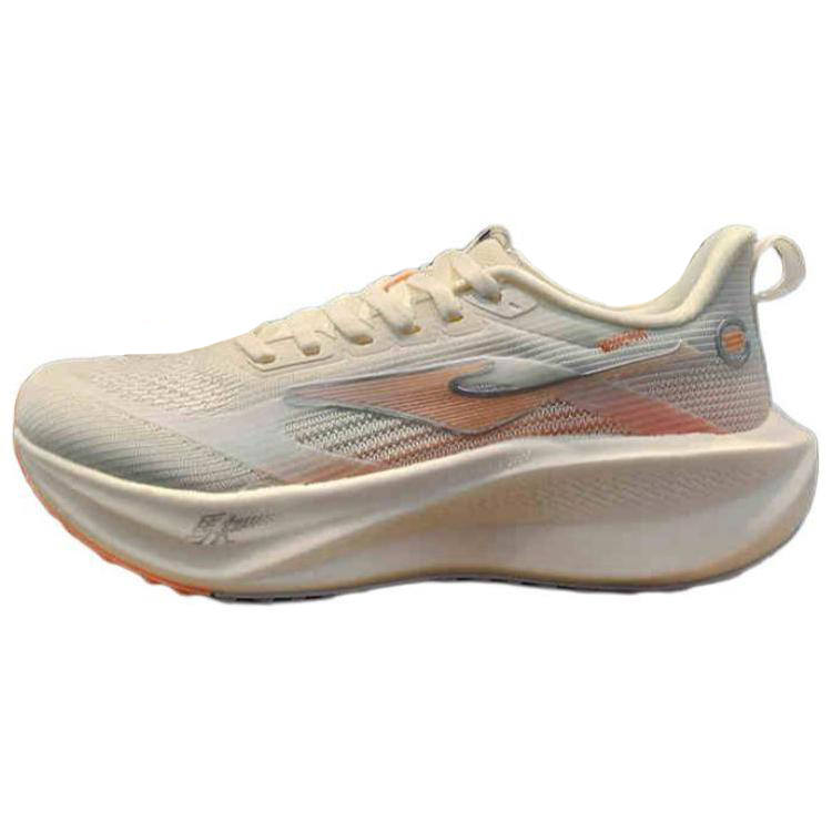 Erke Slip Resistant Abrasion Resistant Low top Casual Running Shoes Women's Beige Orange