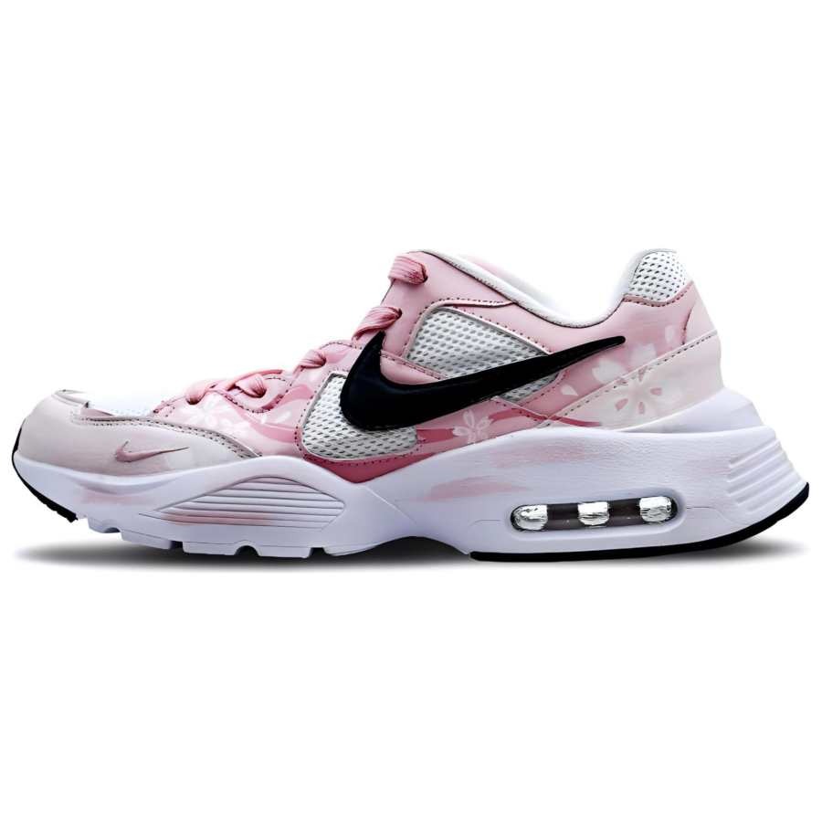 Nike Nike Air Max Fusion Abrasion Resistant Breathable Low top Running Shoes Women's Pink Black