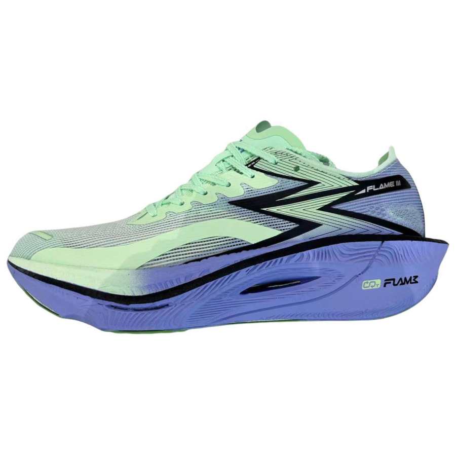 361° Flame 3 Cushioning, Wear Resistant Low top Running Shoes Unisex Green Purple
