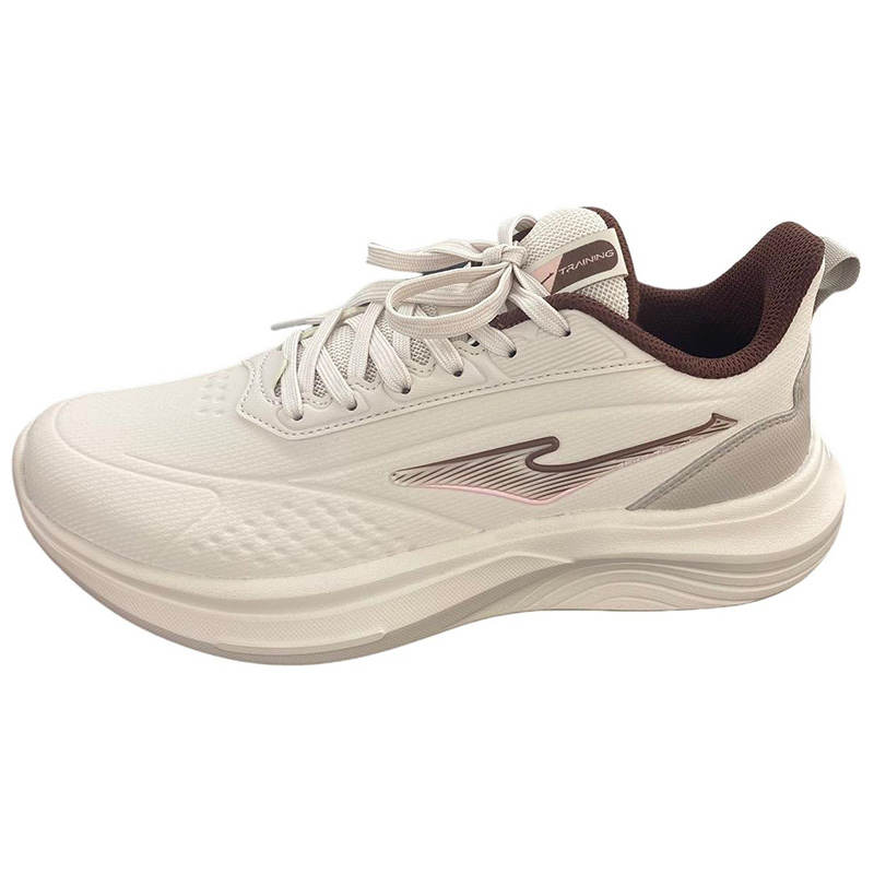 Erke Slip Resistant Abrasion Resistant Low top Running Shoes Women's Beige Brown