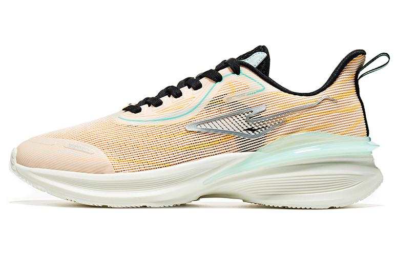 Erke Cushioning Slip Resistant Abrasion Resistant Low top Running Shoes Men's Orange White Cyan