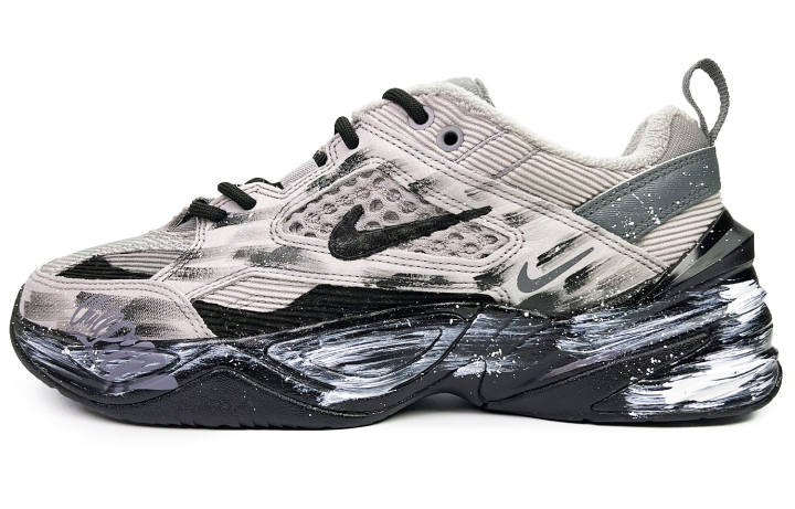Nike Nike M2K Beloved Low top Chunky Sneakers Unisex Gray Black