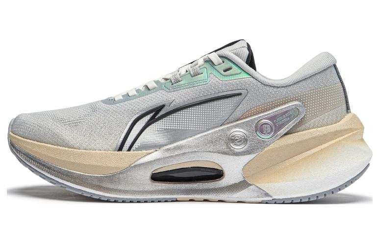 Li-Ning Li Ning Furious Rider 7.0 V2 Abrasion Resistant Low top Running Shoes Men's Gray