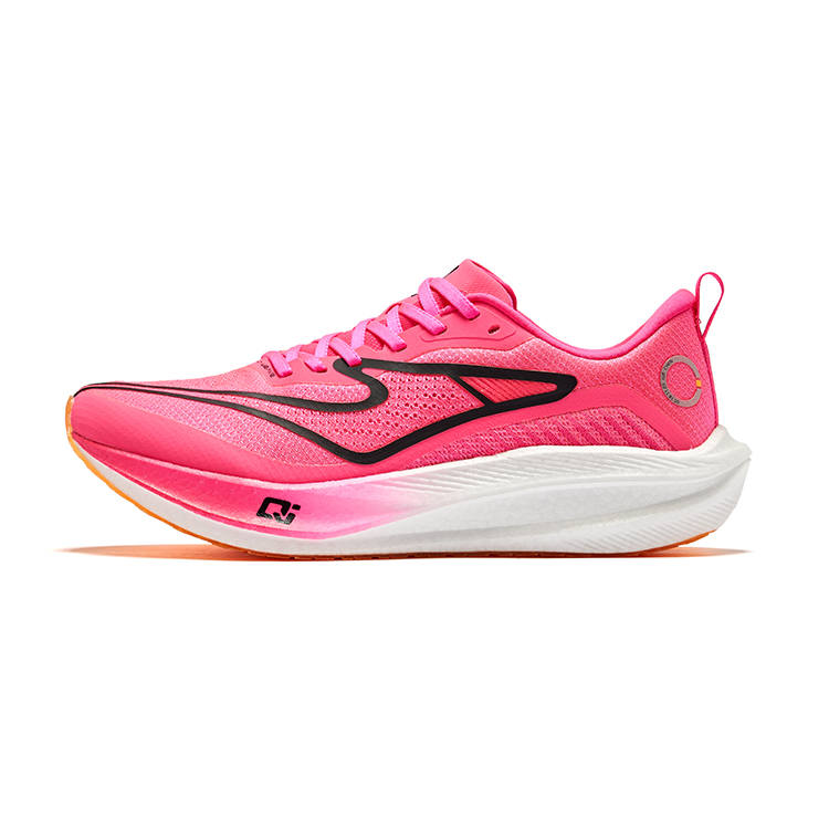 Erke Dust 3.0 Low top Luck Star Erke Technology Training Racing Running Shoes Men's Dragon Fruit