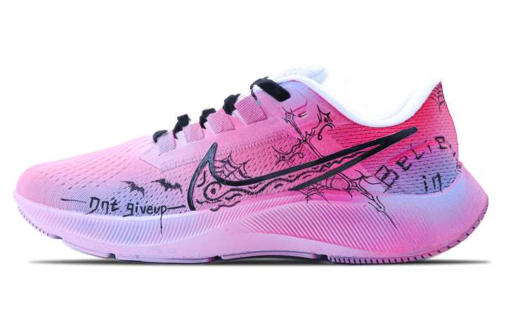 Nike Nike Pegasus 38 Fabric Cushioning Slip Resistant Abrasion Resistant Low top Marathon Running Shoes Men's Pink