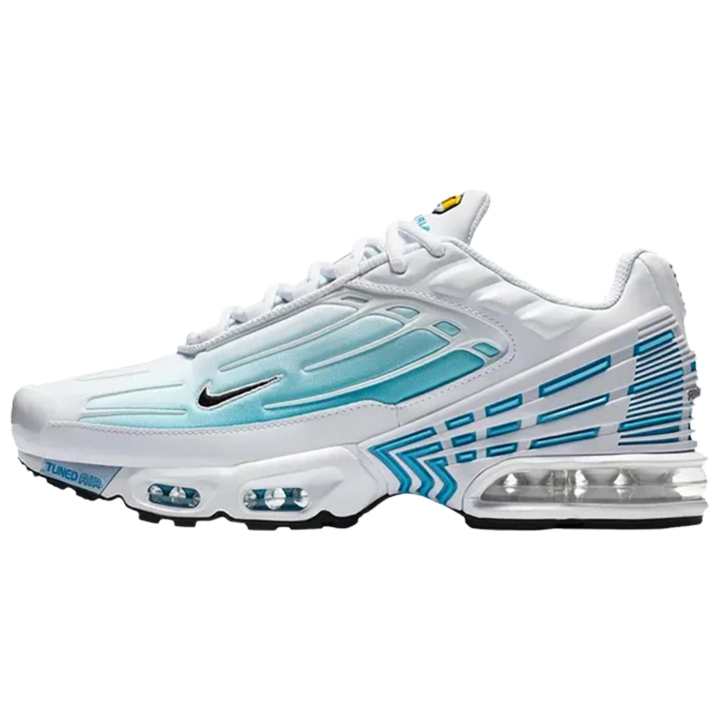 Nike Nike Air Max Plus 3 Abrasion Resistant Low top Running Shoes Men's Blue