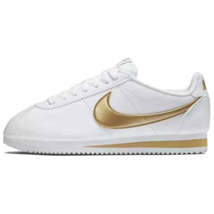 Nike Nike Classic Cortez White Metallic Gold Women's