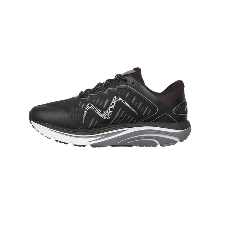 MBT Running Shoes Men's Low Top Black/Gray/White