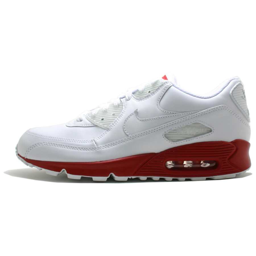 Nike Nike Air Max 90 Abrasion Resistant Low top Running Shoes Unisex White