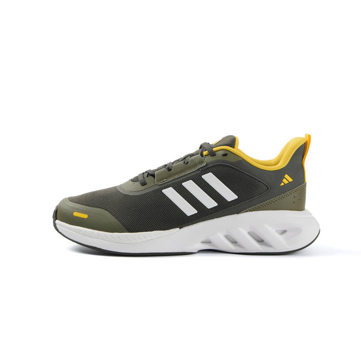 Adidas Adidas Cushioning Breathable Lightweight Cushioning Breathable Lightweight Low top Running Shoes Unisex Olive Green