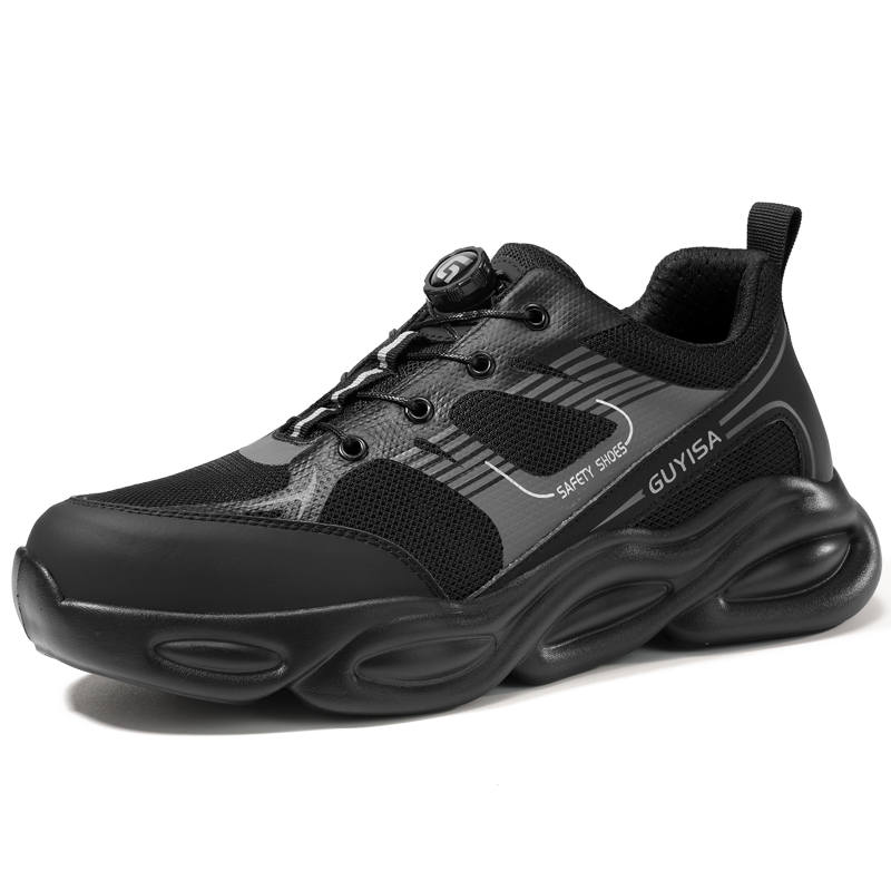LANOUDUN Non slip Lightweight Low top Outdoor Shoes Unisex Black