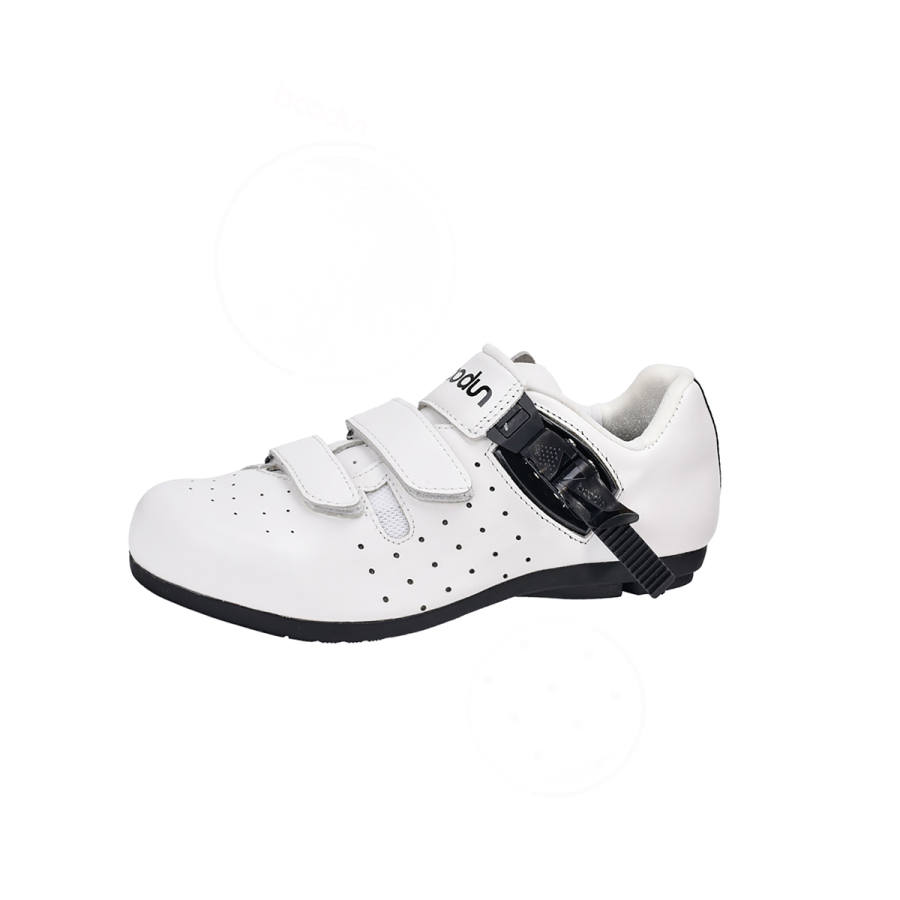 BOODUN Cushioning Slip Resistant Breathable Low top Outdoor Shoes Unisex White