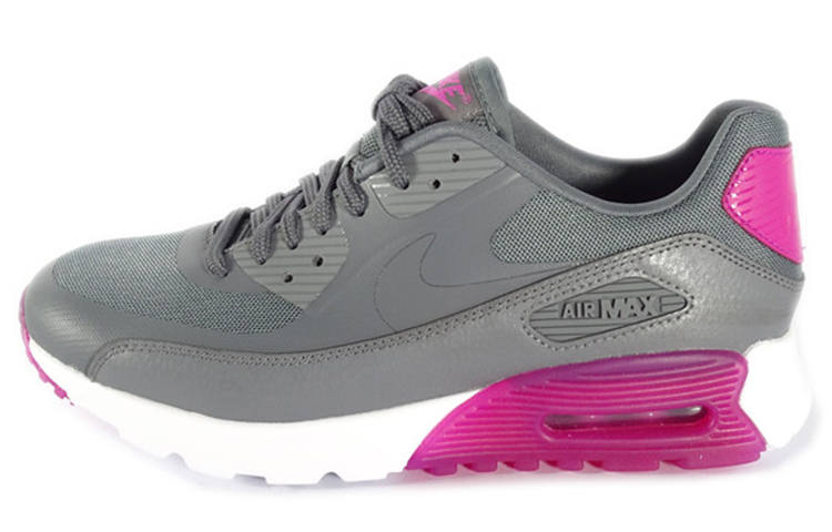 Nike Nike Air Max 90 Low top Casual Running Shoes Men's Gray Pink