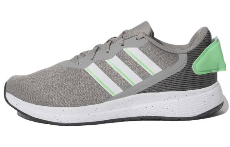 Adidas Adidas Racardi Abrasion Resistant Breathable Low top Running Shoes Men's Gray Green