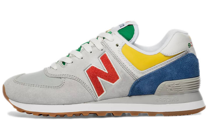 New Balance 574 Staud x 574 New Balance 'Rain Cloud Team Red'