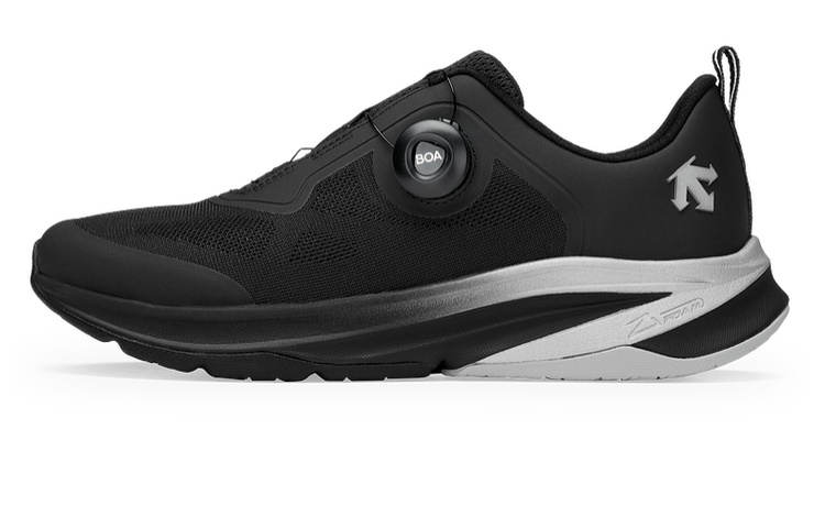 DESCENTE BOA Mesh Cushioning Breathable Rebound Low top Running Shoes Women's Black