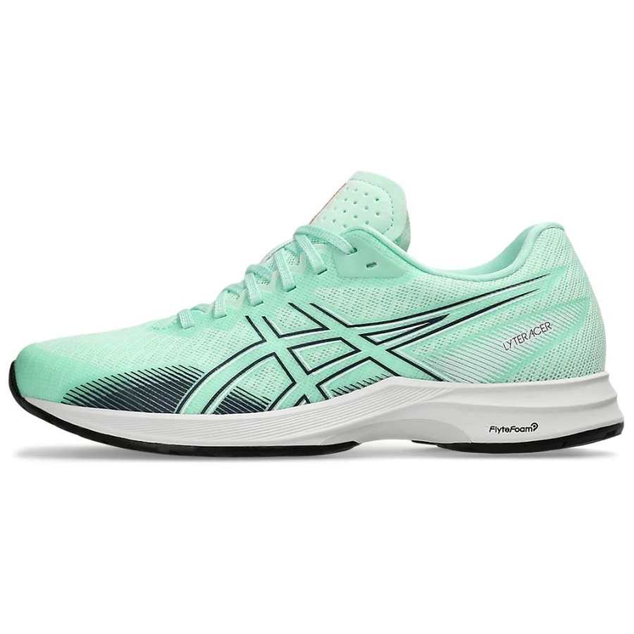ASICS Abrasion Resistant Low top Running Shoes Women's White Green