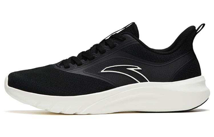 Anta Running Collection Versatile Fabric Slip Resistant Abrasion Resistant Low top Casual Running Shoes Men's Black