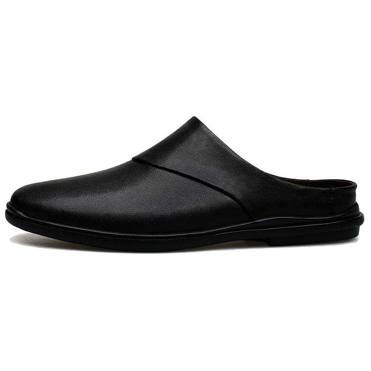PAIBLOKS Quiet Abrasion Resistant Slip Resistant Quiet Abrasion Resistant Slip Resistant Closed Toe Slippers Men's