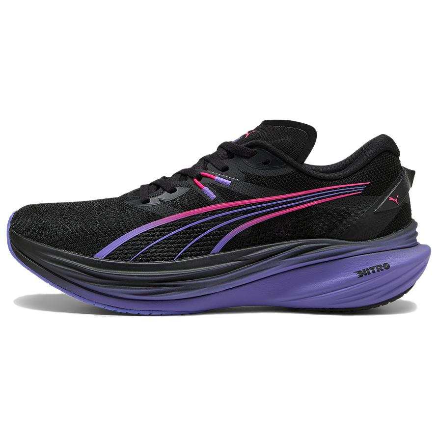 PUMA PUMA Deviate NITRO 3 Abrasion Resistant Low top Running Shoes Men's Black