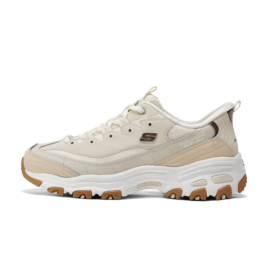 Skechers D'Lites 1.0 Height Increasing Low top Chunky Sneakers Women's Light Brown