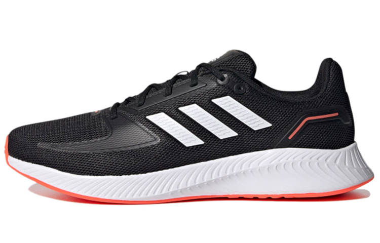 Adidas Neo Runfalcon 2.0 Lightweight Fabric Breathable Low top Running Shoes Men's Black White