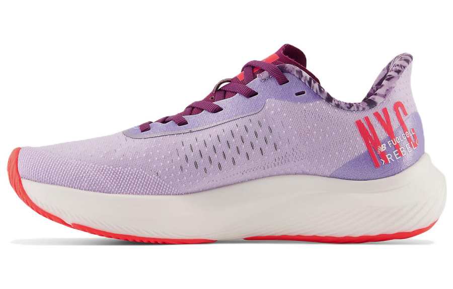 New Balance New Balance FuelCell Rebel V3 'Purple White Orange' Women's