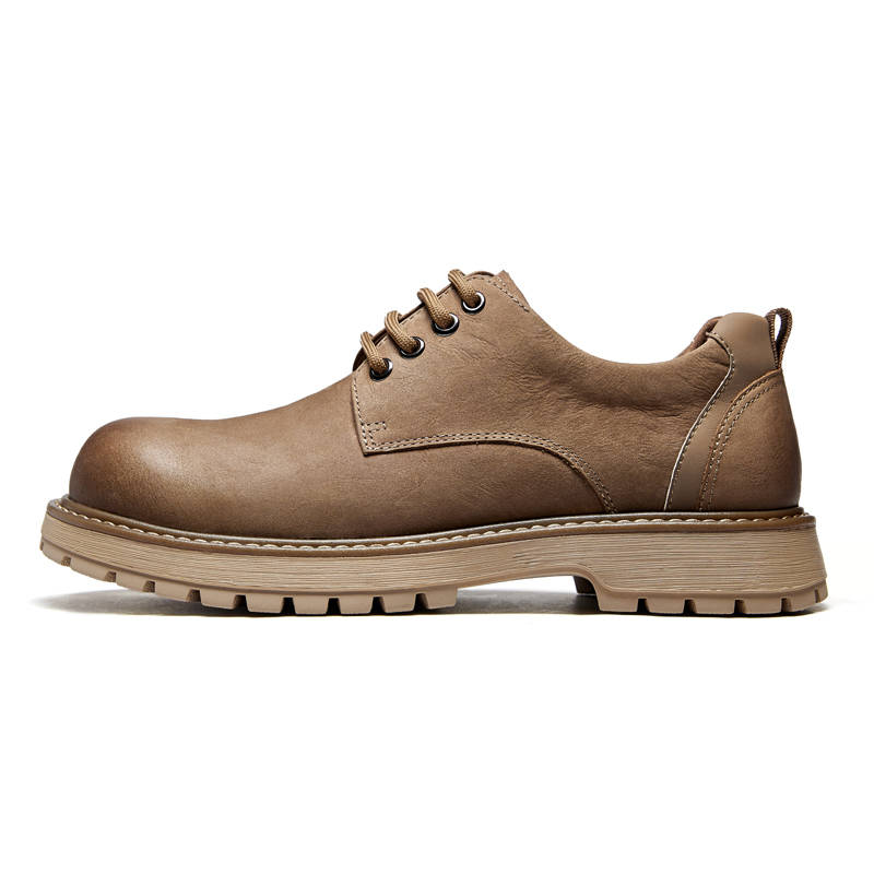 CAMEL CAMEL Work Boots Men's Low Top Yellow Brown, Black