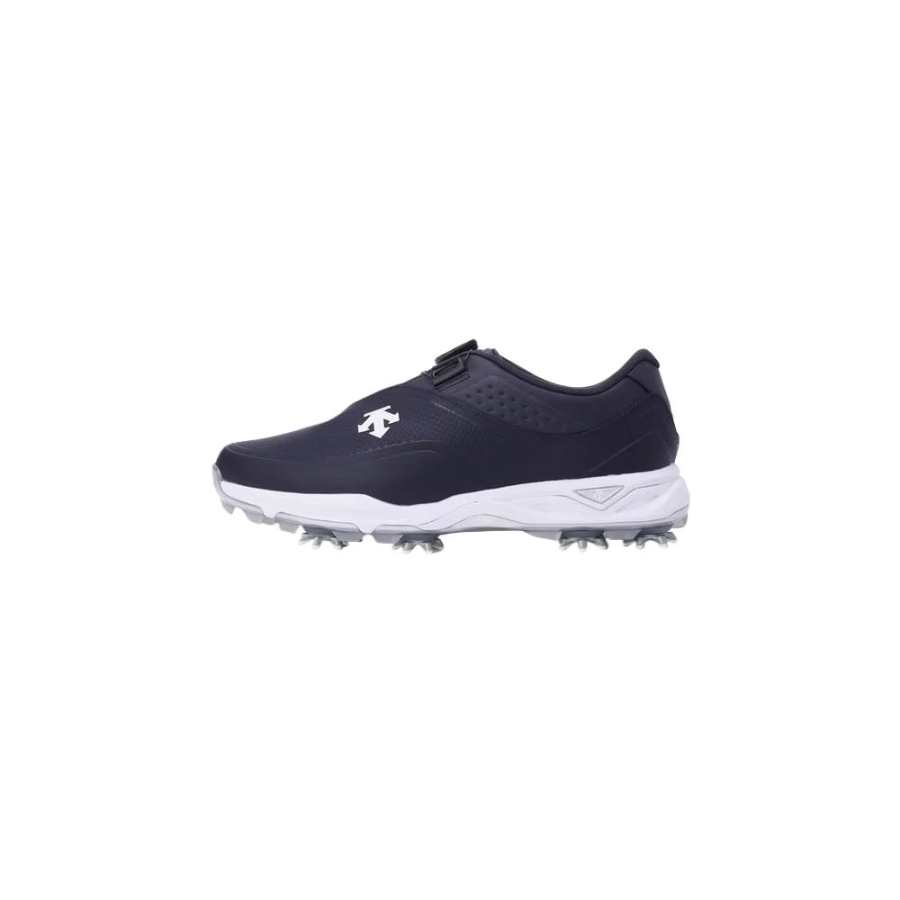 DESCENTE Slip Resistant Abrasion Resistant Slip Resistant Abrasion Resistant Low top Golf Shoes Men's Navy Blue