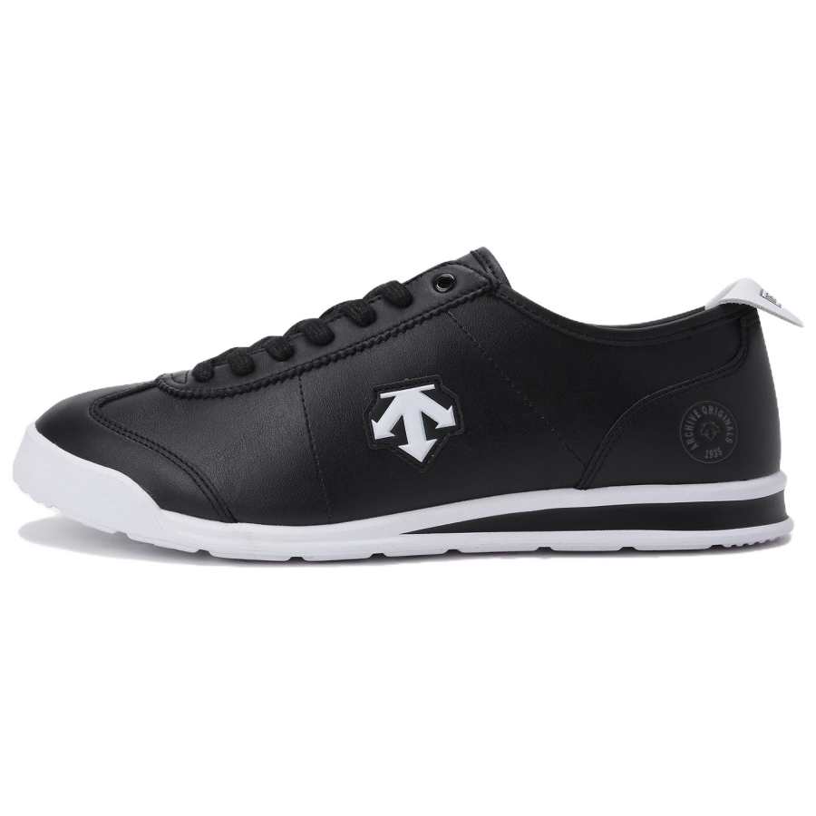 DESCENTE Wear resistant And Waterproof Low top Running Shoes Unisex Black