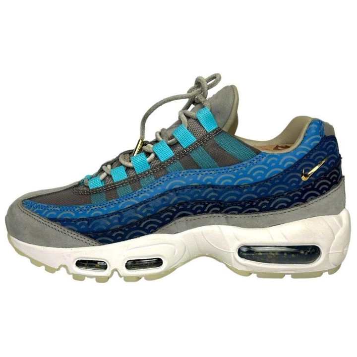 Nike Nike Air Max 95 Soft And Comfortable Low top Running Shoes Unisex Blue