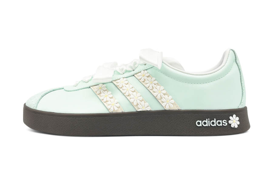 Adidas Neo VL Court 2.0 Mint Light Chocolate Low top Skateboard Shoes Unisex Glacier Green