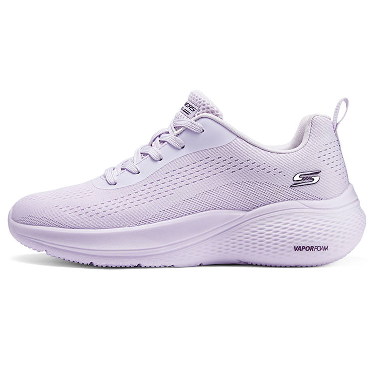 Skechers BOBS INFINITY Fabric Abrasion Resistant Coverage Low top Running Shoes Women's Light Purple