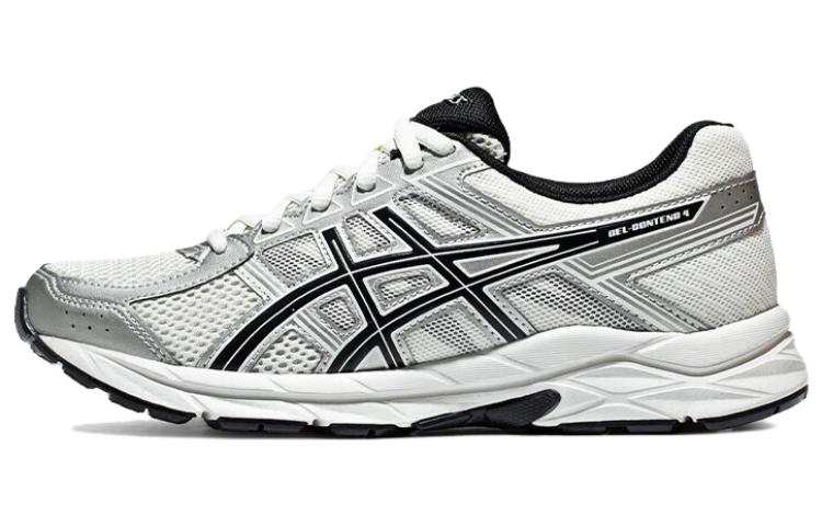 ASICS Gel Contend 4 Synthetic Leather, Mesh Cushioning Abrasion Resistant Breathable Low top AHAR+AMPLIFOAM