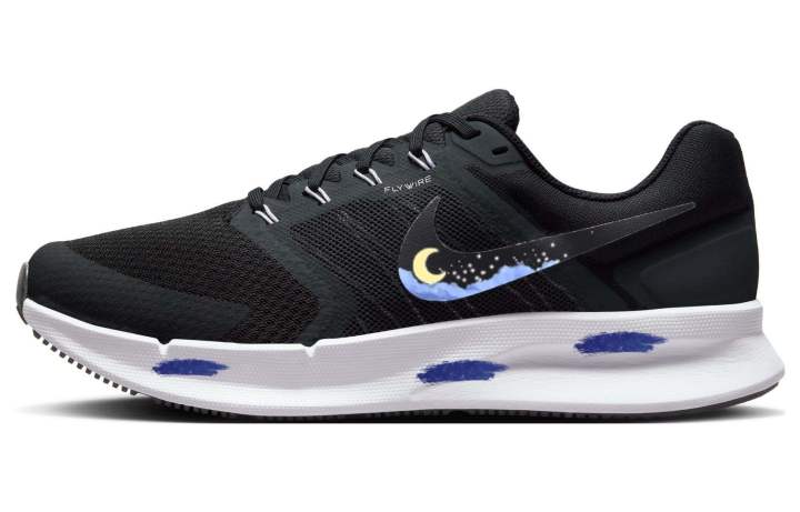 Nike Nike Run Swift 3 Slip Resistant Abrasion Resistant Low top Running Shoes Men's Black