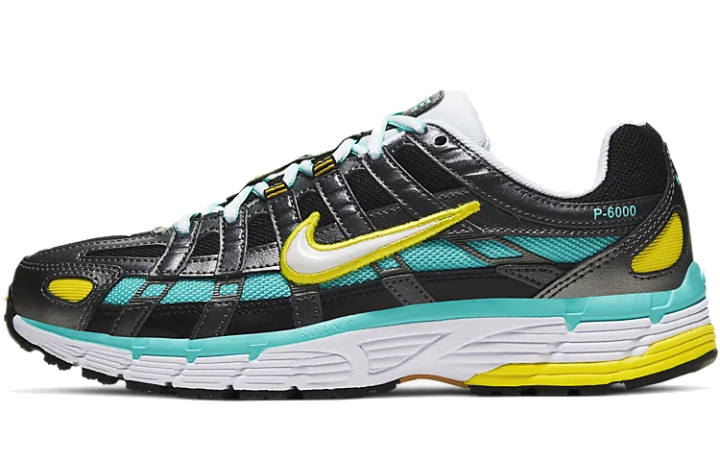 Nike Nike P 6000 Black Teal Yellow Women's