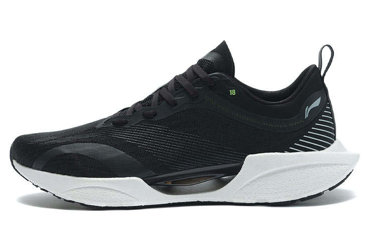 Li-Ning Li Ning Super Light 18 Fabric Cushioning Lightweight Low top Running Shoes Men's Black