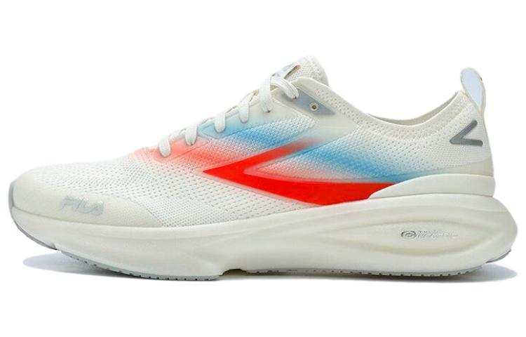 FILA NUVOLE Mesh Low top Training Running Shoes Men's White Orange