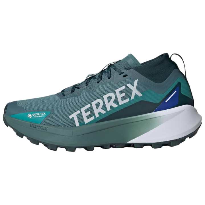 Adidas Adidas Terrex Agravic Abrasion Resistant Waterproof Support Running Shoes Men's Green White