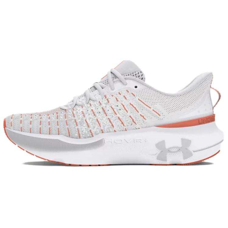 Under Armour Infinite Elite Comfortable And Lightweight Low top Casual Running Shoes Men's Silver White