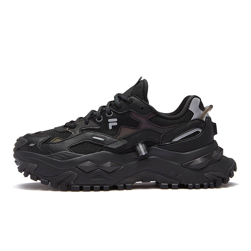 FILA FUSION Bianco Low top Chunky Sneakers Women's Black